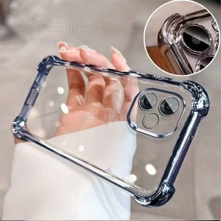 Ốp điện thoại trong suốt màu cho Oppo A5 2025 cho Oppo A5 A3 Pro A3Pro A5Pro A5X A3X OppoA5 4G 5G Vỏ điện thoại TPU trong suốt mạ điện Vỏ chống sốc Bảo vệ mặt sau mềm chống rơi