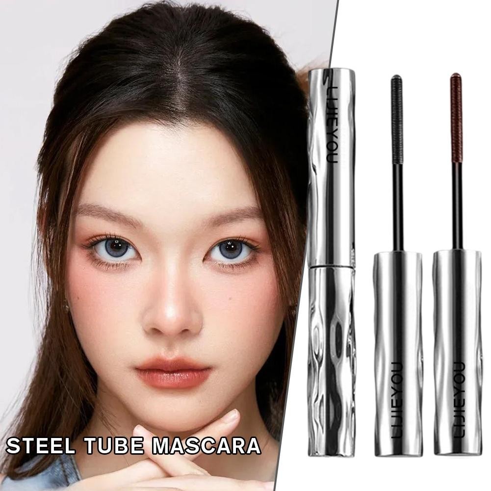 Mascara ống thép không thấm nước và lâu trôi Mascara mịn lông mi chải J7g4