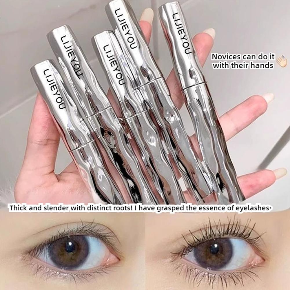 Mascara ống thép không thấm nước và lâu trôi Mascara mịn lông mi chải J7g4