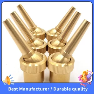 6 Cái 1 / 2inch DN15 Vòi Phun Nước Bằng Đồng Có Thể Điều Chỉnh Hướng Phun Nước Phản Lực Đầu Cho Cảnh Quan Sử Dụng