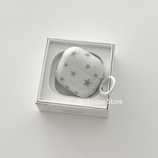 Ốp Tai Nghe Cho AirPods 4 [2024] AirPods Pro2 Pro 3 2 1 Vỏ Tai Nghe Apple Màu Xanh Hồng Ngôi Sao Cô Gái Hàn Quốc