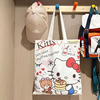 2026Túi vải Satchel mèo mới về