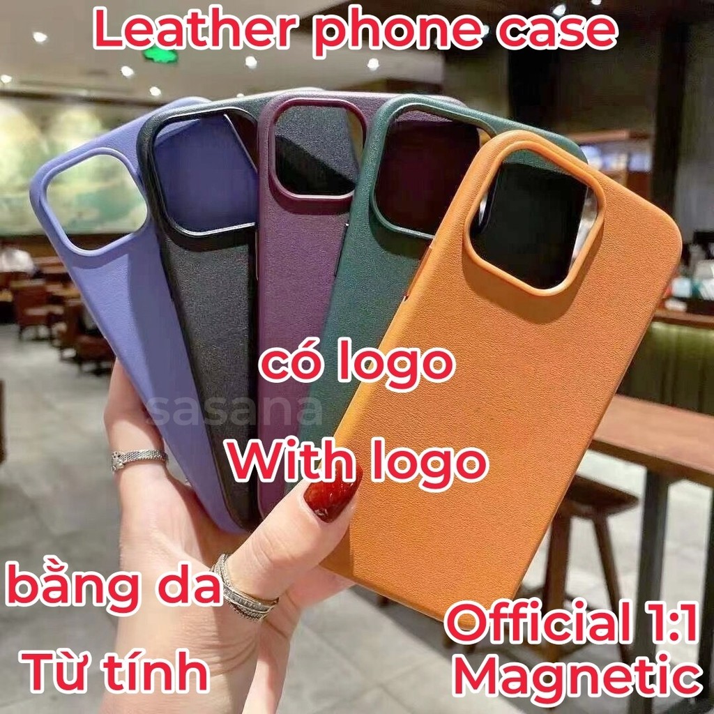 (Chất lượng cao 1: 1) Da từ tính cho iPhone 15 / 14 / 13 / 12 / Pro Max / Pro / Plus / Vỏ điện thoại từ tính bật lên hoạt hình