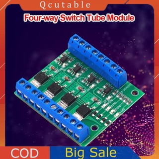 Mô-đun điều khiển bảng khuếch đại PLC MOS 4 kênh PWM 3-20V đến 3.7-27V DC 10A