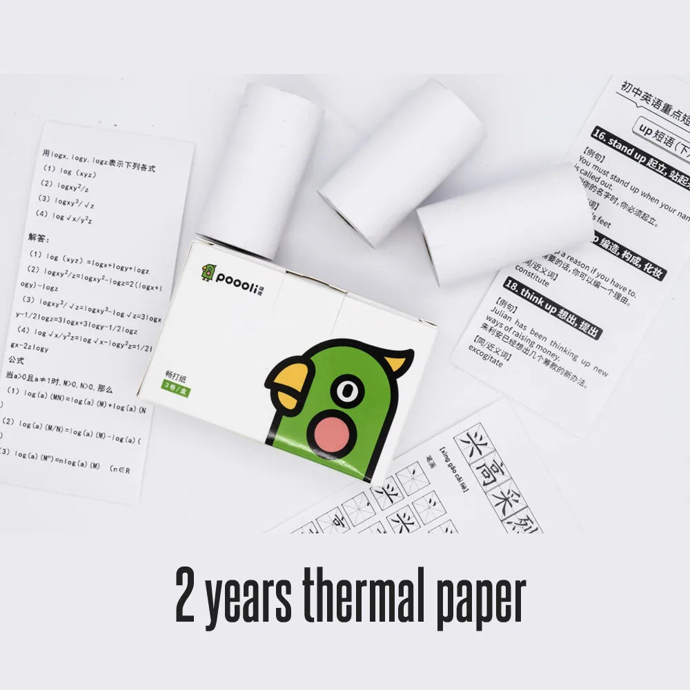 Cuộn giấy decal dán cho L8, lưu mực 2 năm