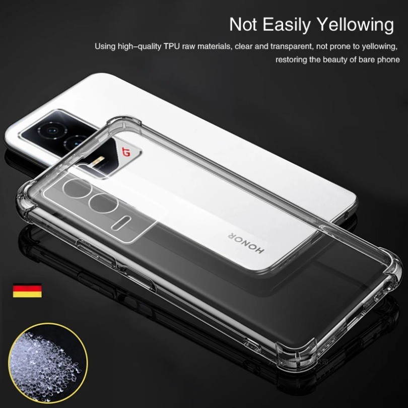 Túi Khí Silicon Chống Sốc Dành Cho Honor GT 5G 6.7 "AMG-AN00 Carcasas Nguyên Bản Trong Suốt Mặt Sau Phụ Kiện Điện Thoại Di Động Fundas
