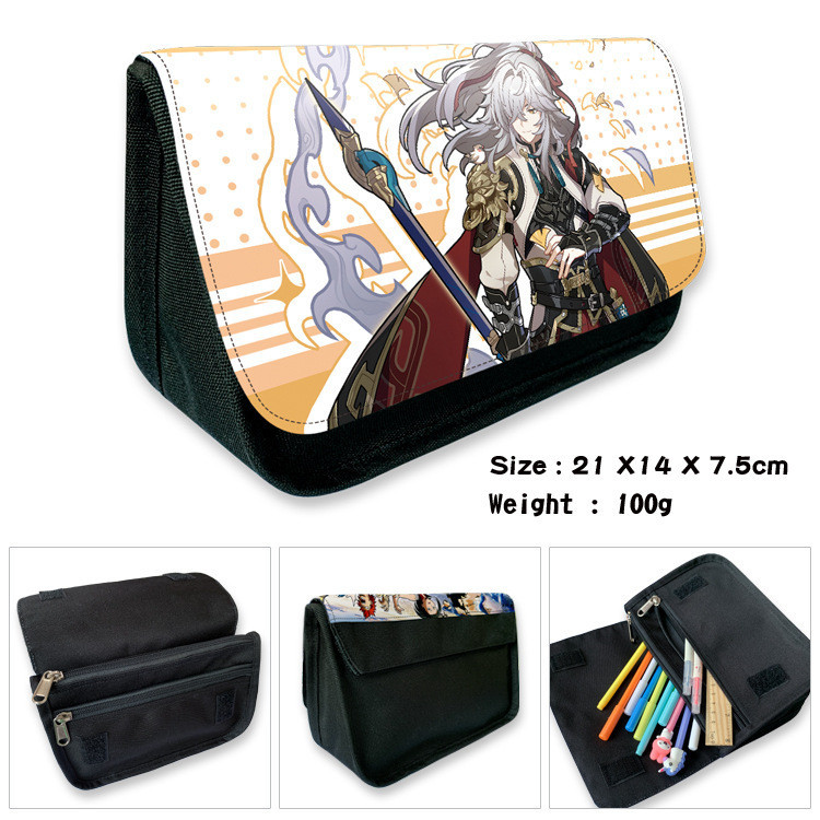 HK1 Honkai Star Rail Hoạt Hình Anime Hộp Đựng Bút Chì Dung Tích Lớn Sinh Viên Hộp Đựng Bút Túi Dung Tích Lớn Văn Phòng Phẩm Ba
