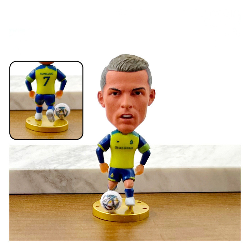 HK1 Ngôi Sao Bóng Đá Nhân Vật Hành Động Lionel Messi Cristiano Ronaldo Mô Hình Búp Bê Đồ Chơi Cho Trẻ Em Quà Tặng Bộ Sưu Tập Trang Trí KH1