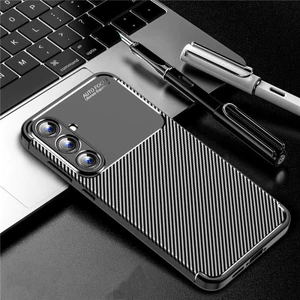 Dành Cho Samsung Galaxy A55 A35 A25 A15 A05 A05s 5G Slim Chống Sốc Sang Trọng Kinh Doanh Sợi Carbon