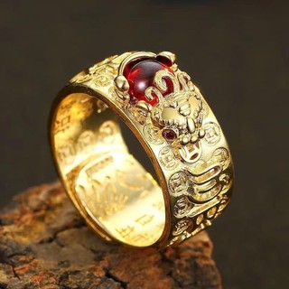 Gold-Plated Feng Shui Ring by CC💕fashion store.vn