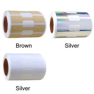 METALWRK 500 Chiếc Vòng Cổ Giá Thẻ, Nhiều Màu Hiển Thị Dụng Cụ Trang Sức Giá Nhãn, Giấy Kraft Handmade Trang Trí Vòng Tay Hangtags