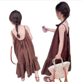D5-[tomnaukid] Đầm dây Maxi bé gái cực xinh - Size 9-38Kg
