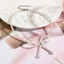 Unstop * Handmade Bướm Mặt Dây Chuyền Trang Sức Bộ Đính Hạt Nơ Vòng Cổ Bông Tai Vòng Tay