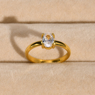 Women's Gold-Plated Wedding Ring by Meaeguet Jewelry