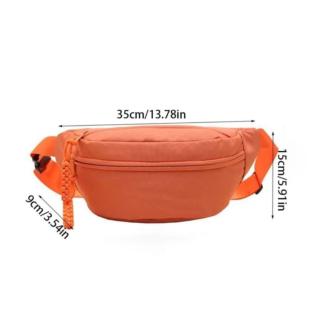 Túi đeo ngực nữ CAST, Túi thắt lưng vải dung tích lớn, Túi đeo chéo nửa mặt trăng chống nước đa chức năng Du lịch