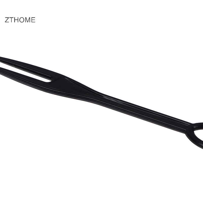 Zthome 100 Cái / túi Nĩa Trái Cây Trong Suốt Nĩa Nhựa Nhà Ăn Thực Phẩm Bánh Nĩa Trái Cây HOT