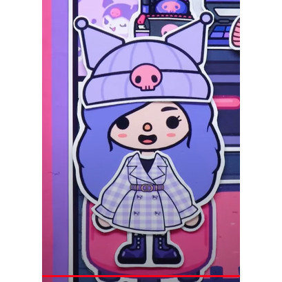Wednesday Ngôi nhà của kuromi và My Melody dễ thương Giấy in chất lượng cao, cứng cáp phát triển tư duy logic phong cách