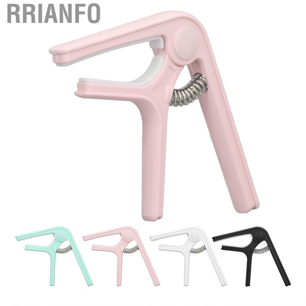 Rrianfo Acoustic Guitar Capo  Even Pressure Easy Operation for Practice