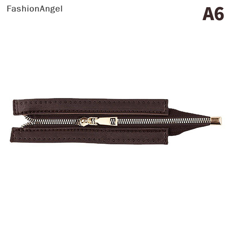 FashionAngel Dây Kéo Cho Túi Dệt Phần Cứng Da Dây Kéo Phụ Kiện May Cho Quần Áo TH