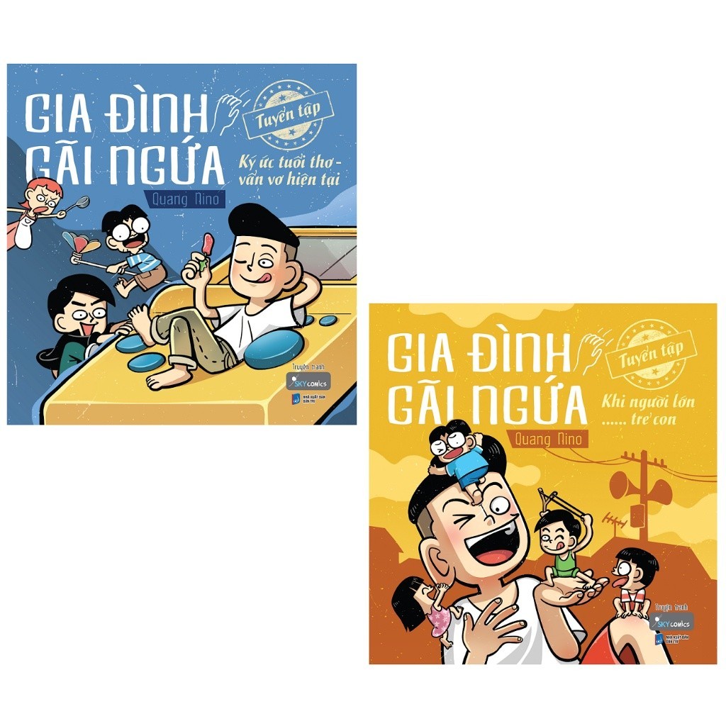 Sách - Combo 3 Cuốn: Gia Đình Gãi Ngứa (Ký ức tuổi thơ + Khi người lớn...trẻ con + Chúng ta rồi sẽ lớn) (AZ Việt Nam)