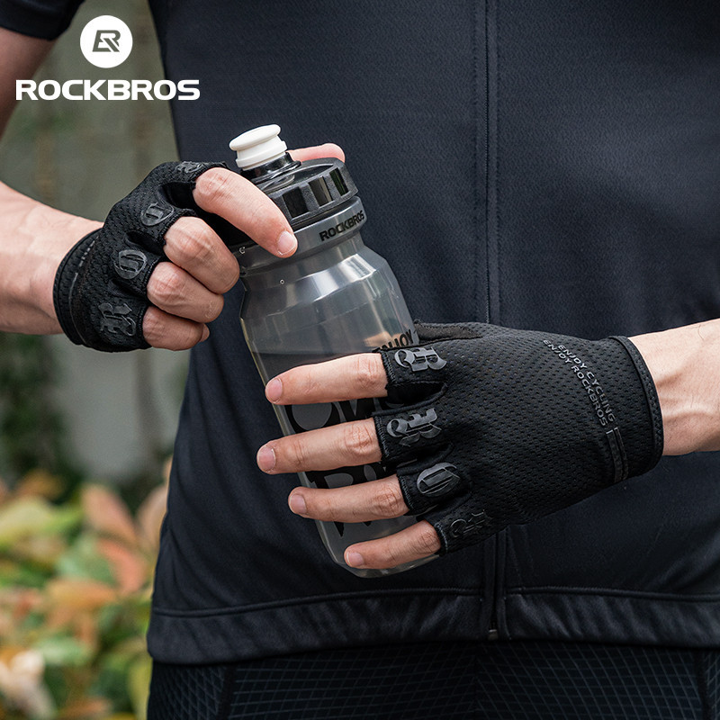 ROCKBROS Găng Tay Nửa Ngón Mùa Hè - Thoáng Khí, Chống Trơn Trượt & Giảm Shock - Phù Hợp Nam Nữ