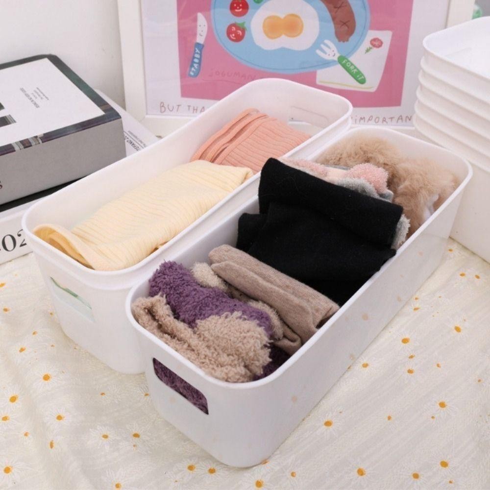 Hộp lưu trữ máy tính để bàn HIGHVIEWLS, Thùng sắp xếp nhà bếp có thể xếp chồng lên nhau không nắp, Hộp đựng sắp xếp dung tích lớn bền bỉ