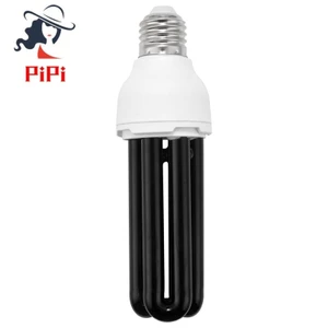 E27 40W UV Tia cực tím huỳnh quang Blacklight CFL Bóng đèn 220V Hình dạng: Công suất thẳng Điện áp: 40W DC 12V
