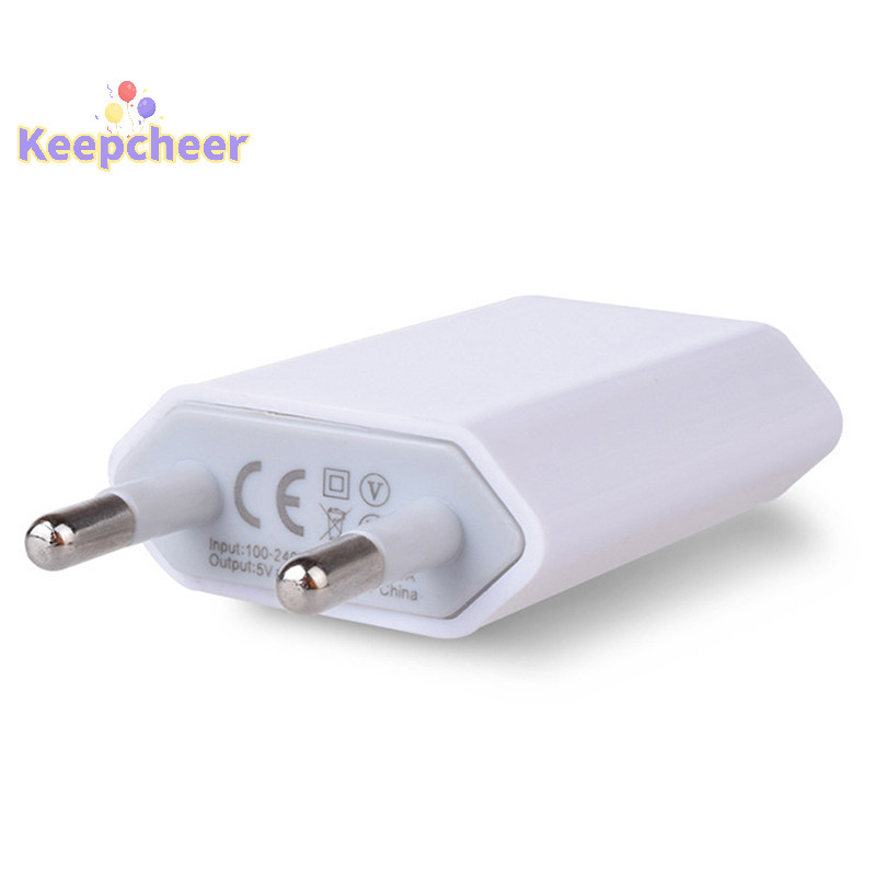 [Keepcheer] Bộ sạc điện thoại USB Châu Âu EU Cắm USB AC Du lịch Bộ đổi nguồn sạc tường [Mới]