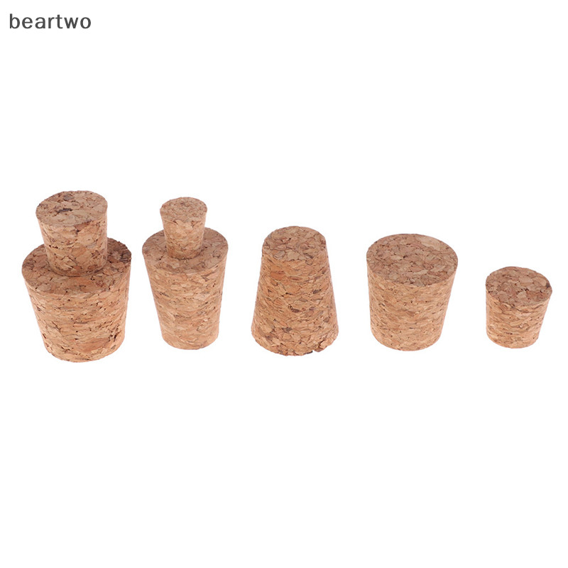 < Beartwo > 10 Chiếc Rượu Thủy Tinh Nút Chặn Ấm Siêu Tốc Pudding Hộp Đựng Nút Chai Mũ Burette Đẹp