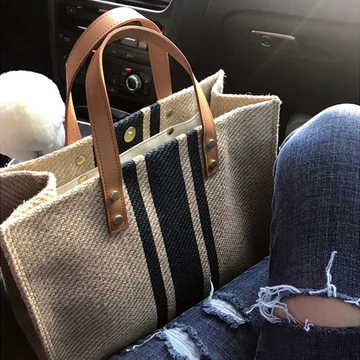ANCO Women's Korean-Style Canvas Tote Bag – Fits Laptop
