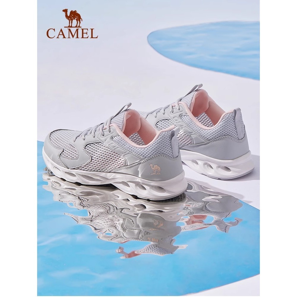 Ảnh Camel Leisure Ngoài Trời Mùa Hè Lưới Thoáng Khí Đen Nhẹ Đệm Thể Thao Thoải Mái Giày Đi Bộ Cho Nam Nữ Cặp Đôi 3