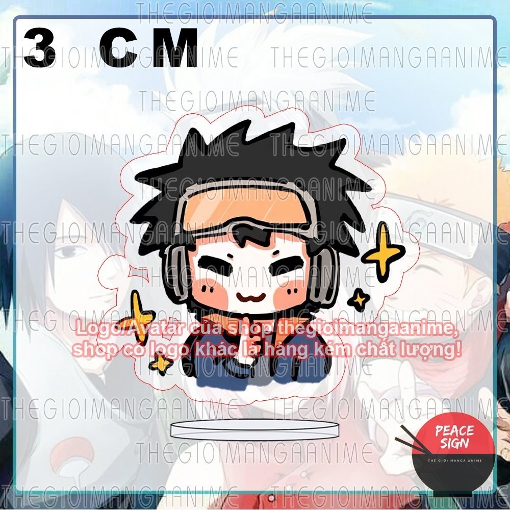 (3cm) Standee NARUTO ver BIỂU CẢM mô hình chibi acrylic standee anime mica trang trí trưng bày