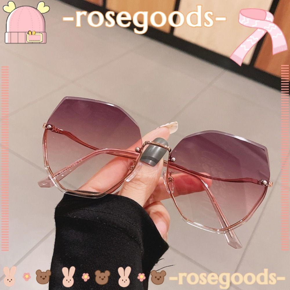 Kính râm ROSE Retro, Kính mắt không khung Punk Kính râm ngoài trời, Phụ ...