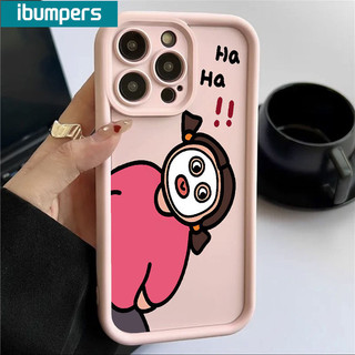 ibumpers Ốp lưng Iphone Cute Hài hước Hoạt hình in hình Couple Ốp điện thoại Dày dặn Chống rơi Silicone Mềm Chống Sốc Cho Iphone 15 14 12 13 11 Pro Max IP 7 8 Plus Iphon X XS XR Xs Max