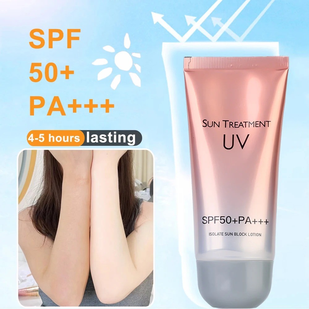 Kem Chống Nắng Lâu Dài Kem Bảo Vệ Mặt Chống Nắng SPF50 + Kem Dưỡng Ẩm Mặt Làm Trắng Da