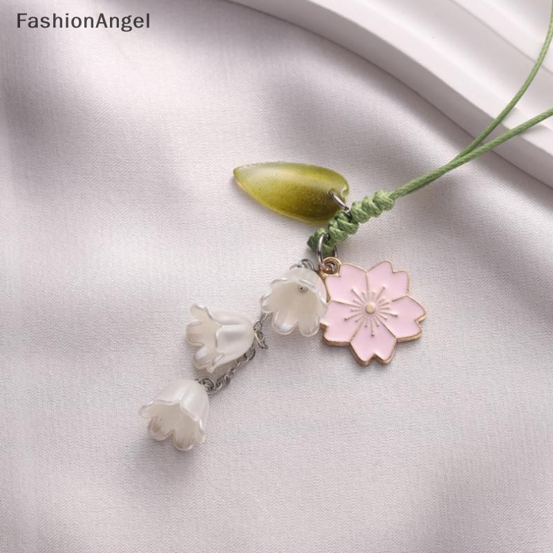 FashionAngel Hoa Dây Đeo Điện Thoại Di Động Quyến Rũ Dễ Thương Cho Điện Thoại Dây Ngắn Dây Tay Móc Khóa Dây Đeo Điện Thoại Mặt Dây Chuyền Thời Trang VN