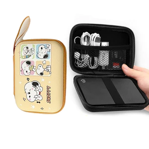 Túi lưu trữ ổ cứng Snoopy HDD / SSD dễ thương Phim hoạt hình sáng tạo Ổ cứng gắn ngoài di động