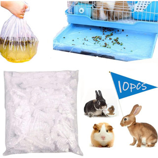 10 Chiếc Thỏ Lồng Lót Nhựa Co Giãn Vệ Sinh Cho Thỏ Chuột Lang Động Vật Nhỏ Chăn Ga Gối