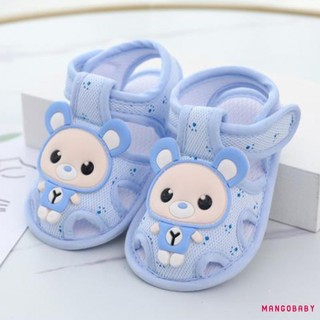 Mg-baby Bé Gái Bé Trai Sandal Hoạt Hình Gấu Cá Heo Linh Hoạt Chống Trơn Trượt Mùa Hè Giày Tập Đi Cho Thường Ngày