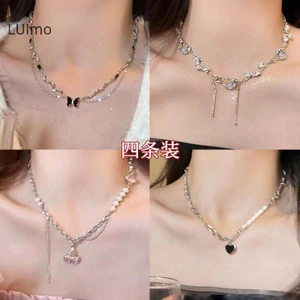 Luimo Vòng cổ tua rua ngọc trai không đều dành cho nữ - Quà tặng kỷ niệm SBS