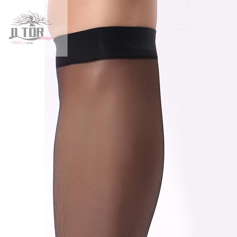 Tất nam thoáng khí Hàng dệt kim xuyên thấu Slim fit Trong suốt Chống trượt