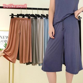Phụ Nữ Quần Short Mỏng Lớn Quần Bảy Điểm Mùa Hè Cao Cấp Rời Thường Ngày Trơn Quần Thoải Mái