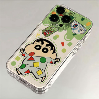 Ốp Điện Thoại Cho Samsung Galaxy S25 Ultra S24 Plus S24FE S23FE A56 A36 A26 A16 5G Vỏ Crayons shin-chans Hoạt Hình Anime Trong Suốt Mềm Mại Dễ Thương