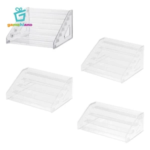 Gamchiano Acrylic Kệ Bảo Quản Để Bàn Hộp Tủ Đa Năng 1 / 64 Đồ Chơi Ô Tô Trưng Bày Cho Nhân Vật Hành Động Thủ Công Văn Phòng