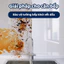 Decal dán bếp từ tính GADI chống bám bẩn, chịu nhiệt tốt, Giấy dán tường trong suốt không dùng keo, dễ dàng vệ sinh