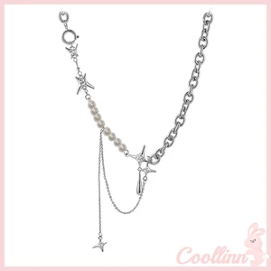 Coo Tua Rua Mặt Dây Chuyền Vòng Cổ Ngôi Sao Trang Sức Không Đều Ngôi Sao Chokers Chất Liệu Kim Loại Trang Sức Dự Tiệc Cho Nữ Cô Gái G