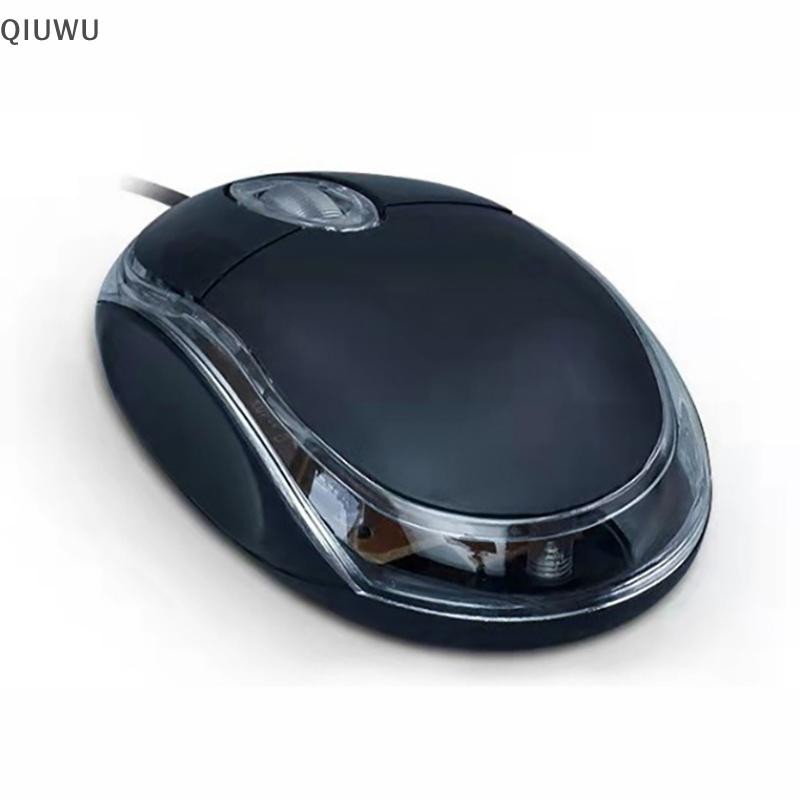 Chuột chơi game QIUWU Esports, có dây, ánh sáng mát mẻ, giao diện máy tính Usb, văn phòng kinh doanh, đen trắng, nhiều loại để lựa chọn.