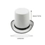 Panama Hat Fedora Western Short Brim Hat Cap for Women Men Photo Props