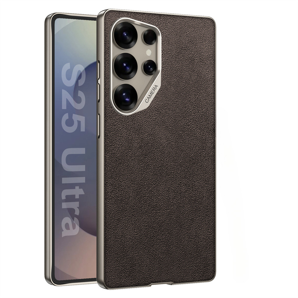 Ốp Da Vỏ Cứng Chống Sốc Cho Galaxy S25 Ultra Ốp Lưng Điện Thoại Samsung Galaxy S25 S24 S23 Ultra Bảo Vệ
