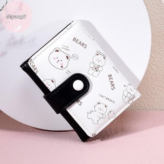 Deyangk Thời Trang Ví Nữ Hoạt Hình Ngắn Dễ Thương Nhiều Khe Cắm Zero Ví Ví VN